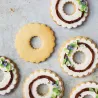 Cookie cutter set, wavy round, 6-piece