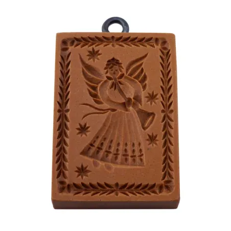 Stampo Springerle angelo con tromba 40 x 58 mm per Tirggel e Anisbrötli