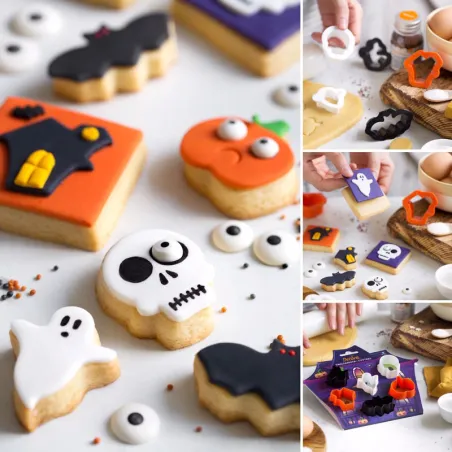 Ausstecher Set Halloween, 6-teilig