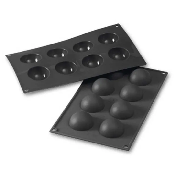Silikonform Halbkugel Ø 5 cm, 8 Stück für Süsses und Salziges