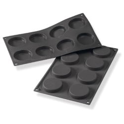 Silikonform Florentiner Ø 4.8 - 6 cm, 8 Stück