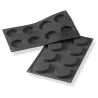 Silikonform Florentiner Ø 4.8 - 6 cm, 8 Stück für köstliche Florentiner