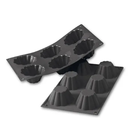Stampo in silicone per brioche Ø 8 cm, 6 pezzi