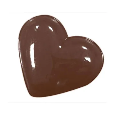 Chocolate mold heart small, 8 pieces