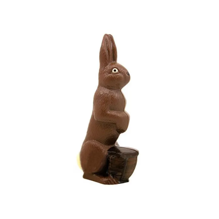 Schokoladenform Osterhase mit Korb für süsse Schokoladenfiguren