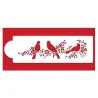 Love Birds stencil for noble decorations