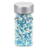 Décor à saupoudrer Confetti bleu 50 g pour de superbes décorations
