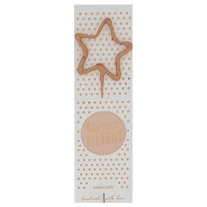 Sparkler Star Rose Gold for birthdays, anniversaries and other occasions