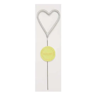 Cuore scintillante d'argento per compleanni, anniversari e altre occasioni