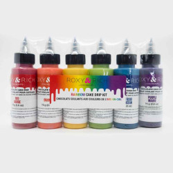 Drip Cake Glasur Set, 6-teilig