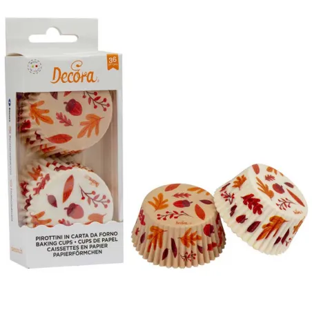 Tazze per cupcake Autunno, 36 pezzi