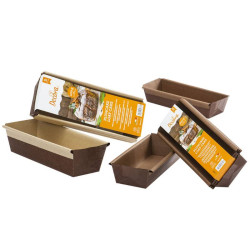 Moule à cake rectangulaire Petit 5 pièces