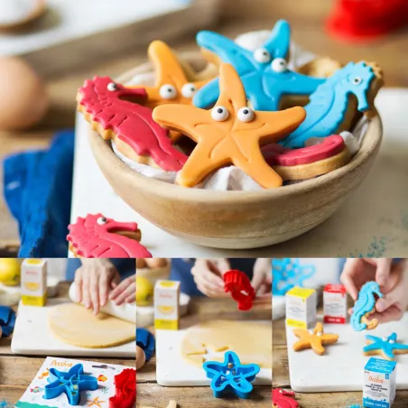 Cookie Cutter Starfish e Seahorse 2 pezzi