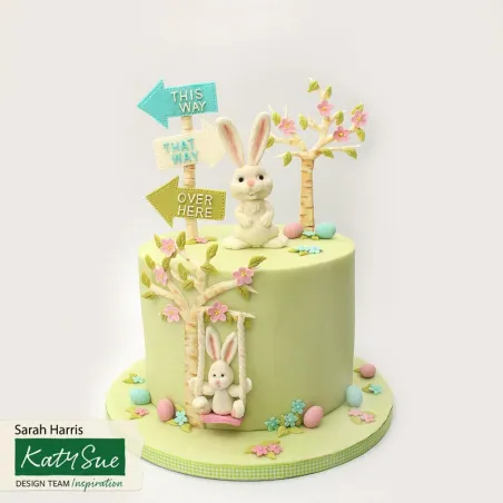 Silicone embosser Easter bunny