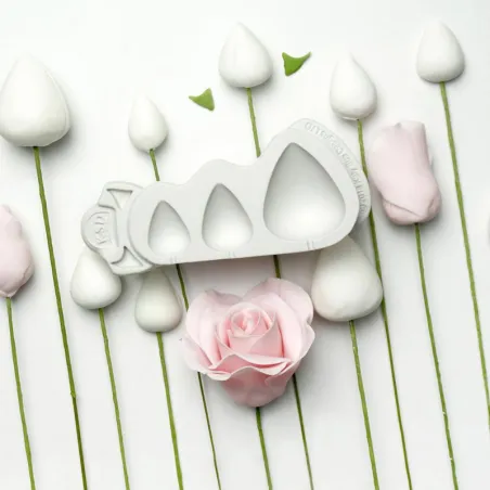 Silicone Embosser Rosebuds e Spike