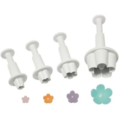 Blumen Ausstecher-Set 4-Teilig