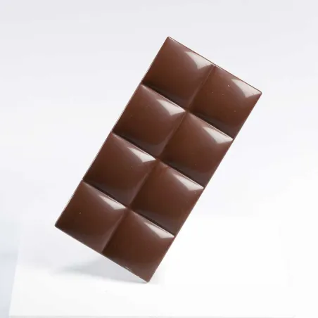 Chocolate bar casting mold quilted