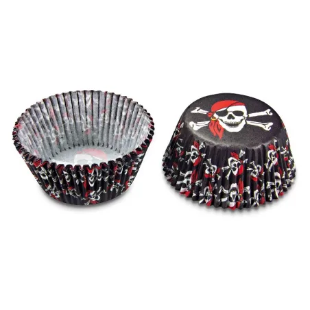 Mini cupcake molds skull, 50 pieces