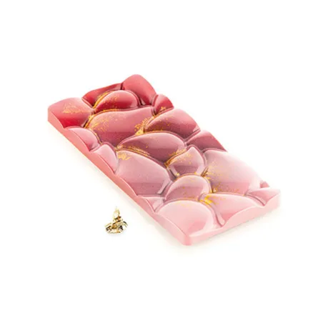 Chocolate bar mold drops