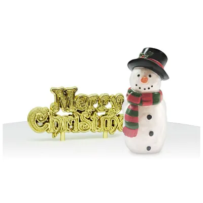 Cake Topper Set Klassischer Schneemann