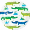 Paper plates Alligator Party Small, 8 pieces