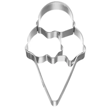 Cookie cutter ice cream
