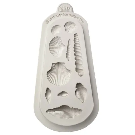 Conchiglie di mare in rilievo in silicone