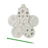 Silikonpräger Multi Blüten und Knospen Set