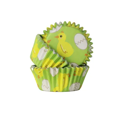 Cupcake molds chicks, 30 pieces