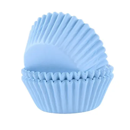 Stampi per cupcake Azzurro, 60 pezzi