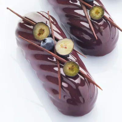 Silikonform Eclair Twist 12 x 4 cm, 5 Stück