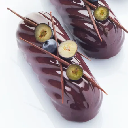Stampo in silicone Eclair Twist 12 x 4 cm, 5 pezzi