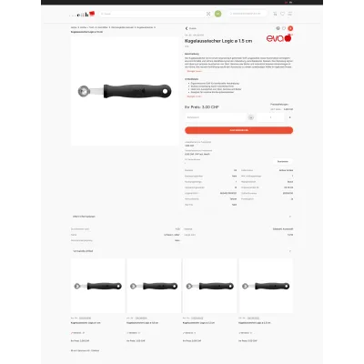 Kugelausstecher Ø 15 mm