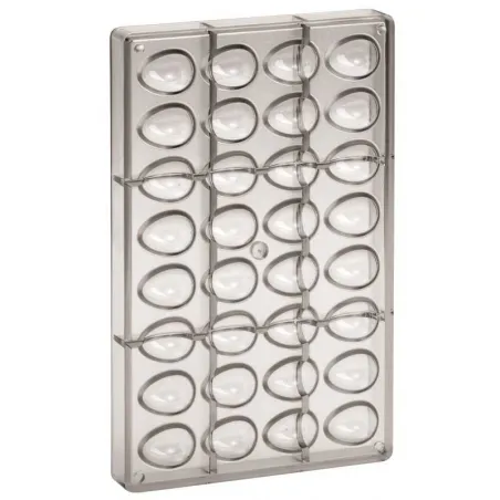 Chocolate mold egg XS, 32 pieces