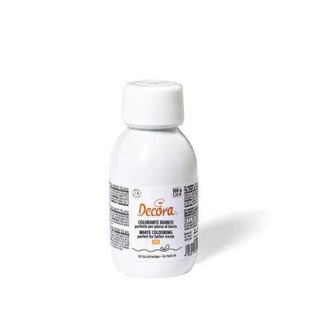 Liquid color white for coloring macarons and creams