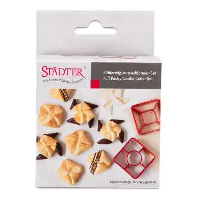 Puff pastry pinwheel cutter, 2 pieces