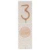 Sparkler 3 Rose Gold for birthdays, anniversaries and other occasions