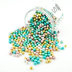 Super Streusel Mini Knusperkugeln Bunt Metallic, 160 g
