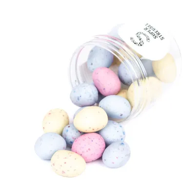 Super Streusel Ostereier pastell