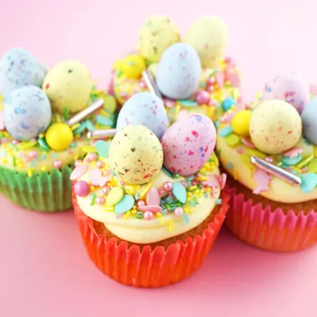 Super Streusel œufs de Pâques pastel