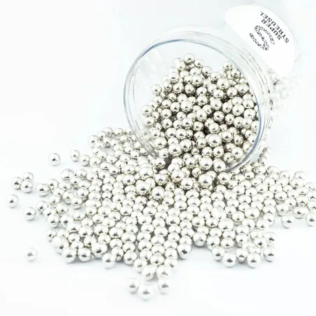 Super Streusel Mini Crispy Balls Silver, 150 g