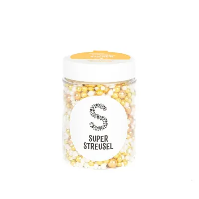 Super Streusel scintillant d'or, 90 g