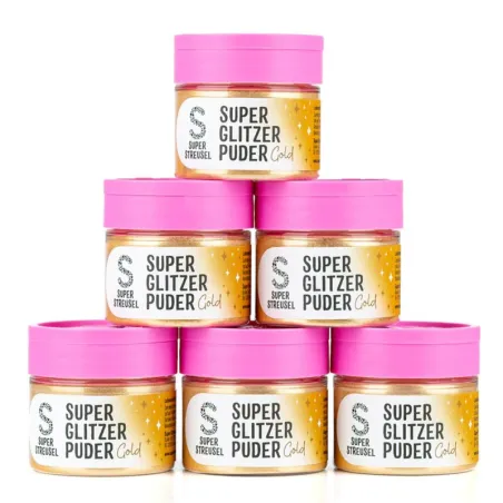 Super Streusel SuperPoudre scintillante or, 10 g