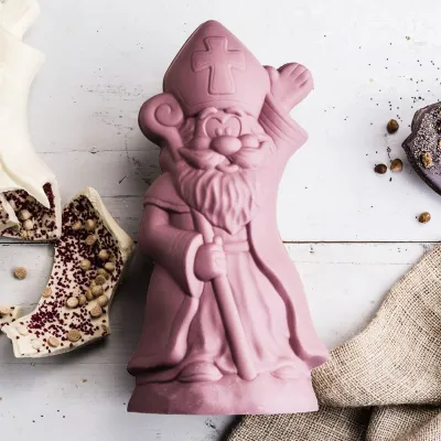 Copertura di cioccolato Ruby Azalina 40% per creazioni al cioccolato rosa