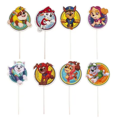 Cake Topper Paw Patrol, 16 Stück