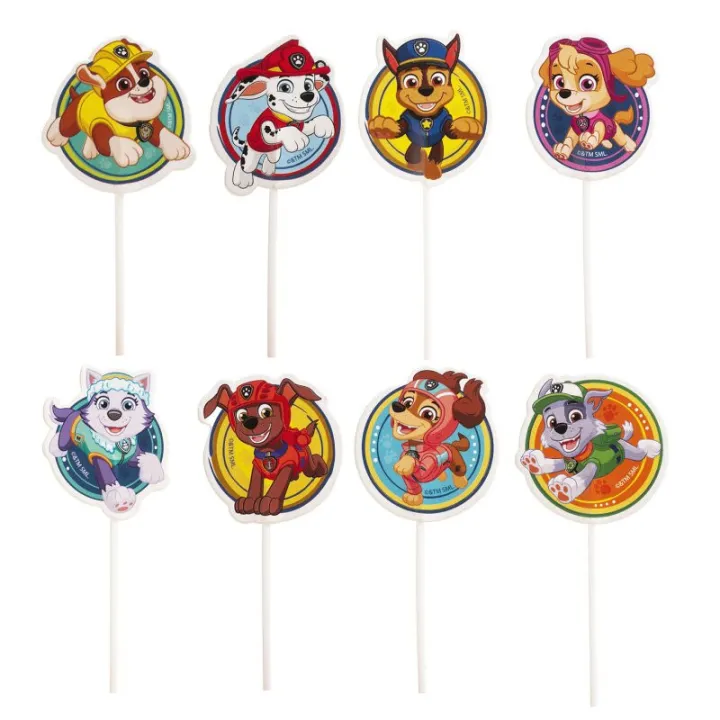 Cake Topper Paw Patrol, 16 Stück