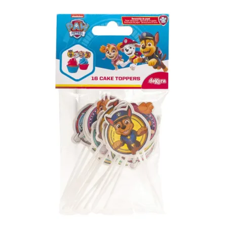 Cake Topper Paw Patrol, 16 pièces