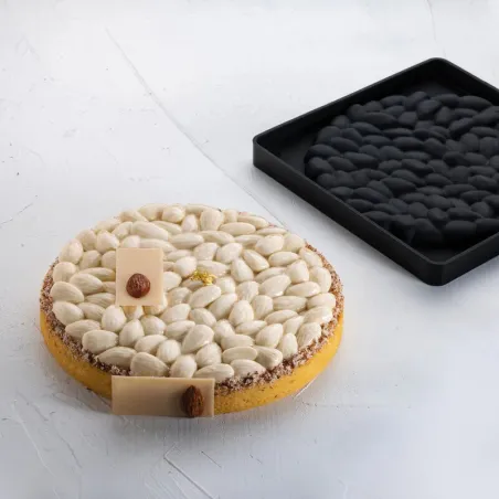 Moule en silicone Amande Ronde ⌀ 18 cm