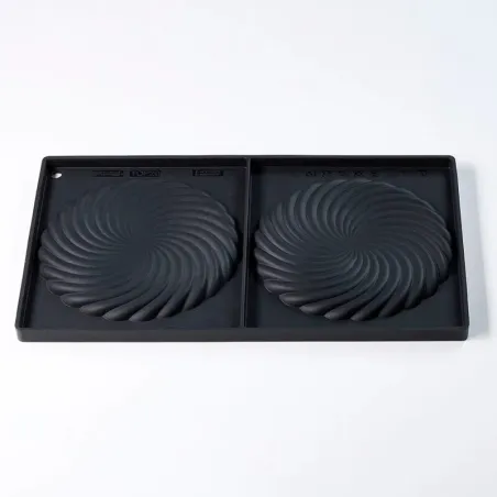 Twister silicone mold round 2 pieces, ⌀ 14 cm
