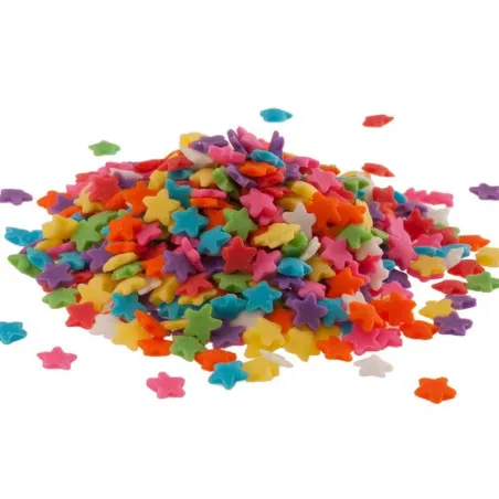 Stelle colorate per decorazioni a pioggia, 100 g